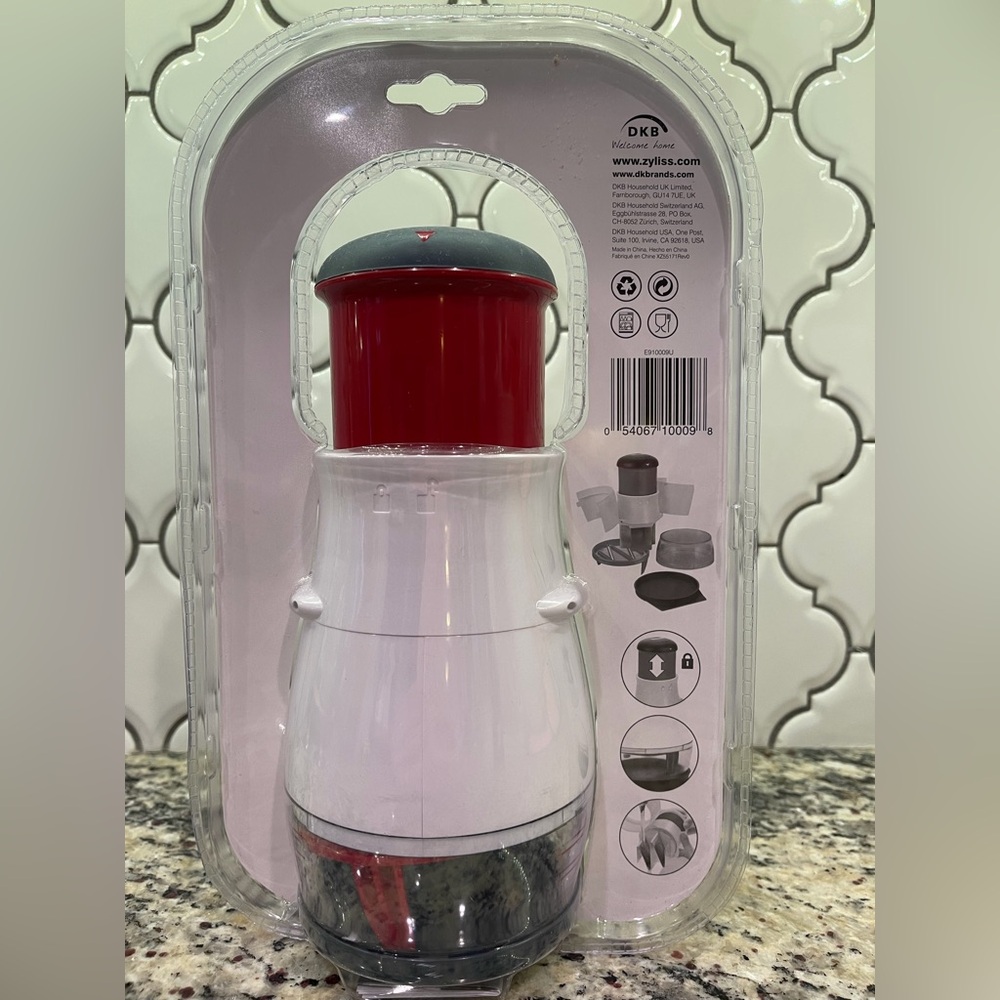 Manual Food Chopper Vegetable Onion Garlic Cutter New Zyliss - Picture 3 of 4
